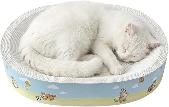 Cat Scratcher Football Plant – Fiber Bed, Scratch, Board Bowl Mat Kitten, Medium Large Breed Furniture Door | Kitten Medium Large Breed Furniture Door Couch Carpet Protection Indoor Enrichment