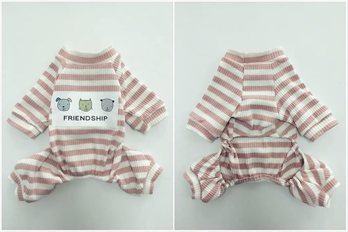 Dogs PJS Clothes for Small Dogs Girl Puppy Pajamas Long Sleeved Onsie Warm Coats Jumpers Outfits