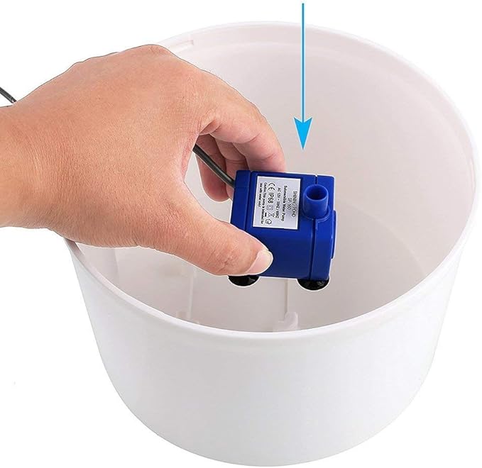 TOPCHANCES Pet Water Pump, Cat Water Fountains Pump Compatible Motor for 1.6 L Automatic Pet Drinking Fountains