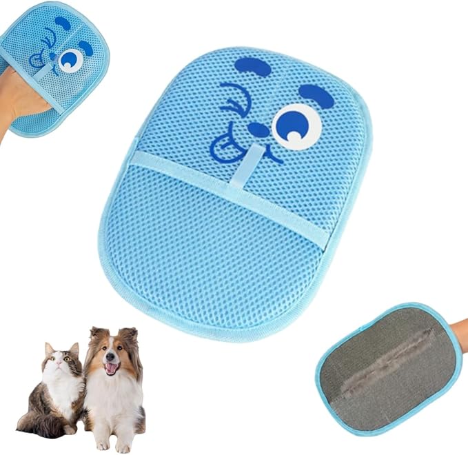 2026 Thickened Electrostatic Pet Hair Removal Gloves for Dogs & Cats，Reusable & Washable Cat Hair Removal Glove, Pet Hair Remover Tool for Furniture Clothing, Couch, Carpet, Car Seat, Bed
