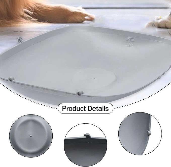 Silicone Litter Pad Accessory Anti Bite Leakproof Anti Scratch Replacement for Automatic Cat Parts 19.49x15.75x0.39 inch
