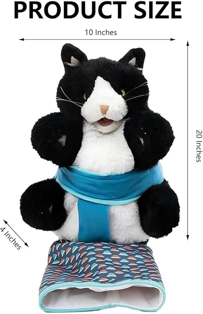 Cat Wrestling Glove Toy - Padded Interactive Play Glove for Cats, Durable Bite Resistant Hand Toy for Feline Fun, Gift for Cat Parents