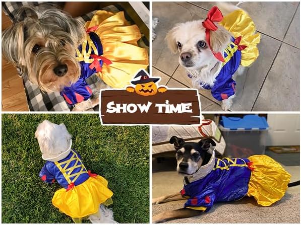 Dog Costume Dog Halloween Costume, Princess Dogs Dress Halloween Cat Costumes Pet Apparel, Cute Cosplay Costumes Coat for Halloween Party Christmas Special Events
