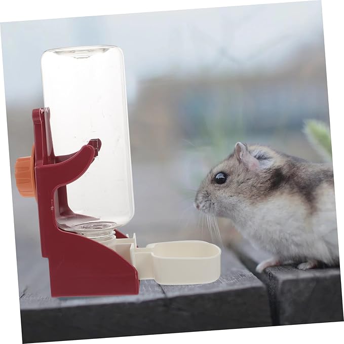 2pcs Pet Hanging Water Feeder for Dogs and Cats Automatic Water Dispenser Bottle Design for Pets Material Easy to Use Watering Device