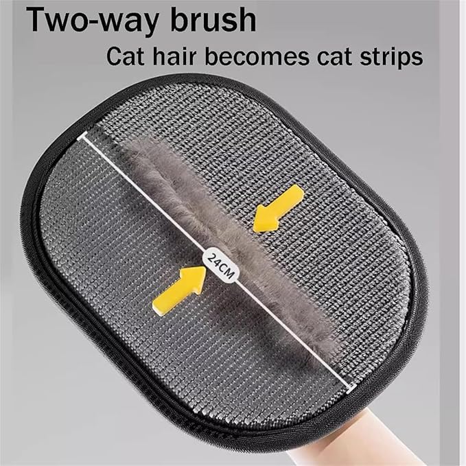 Electrostatic Pet Hair Fur Remover – Reusable Fur & Dander Remover for Furniture, Laundry, and Car | Grooming & Deshedding for Cats & Dogs, Hair-Free Home Cleaning Tool