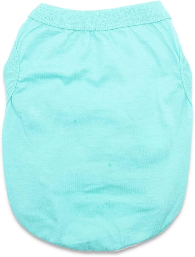 6 Pack Yorkie Clothes Plain Extra Small Dog T Shirt 100% Cotton Solid XS Puppy Clothes Blank Chihuahua Clothes Girl Puppy Tshirt for Boy Dogs Shirts Pet T-Shirt for Small Dogs Cats, XS