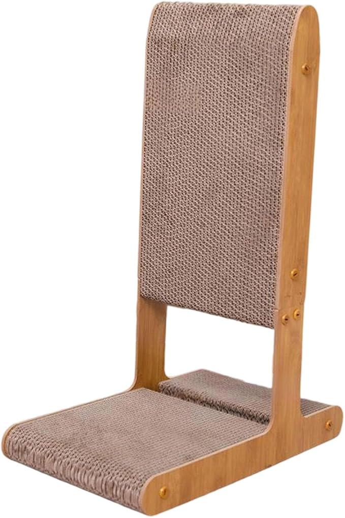 Baoblaze T Shaped Cat Scratcher Bed Cat Scratching Board Rest and Play Wear Resistant for Indoor Supplies Furniture Protector, Style A