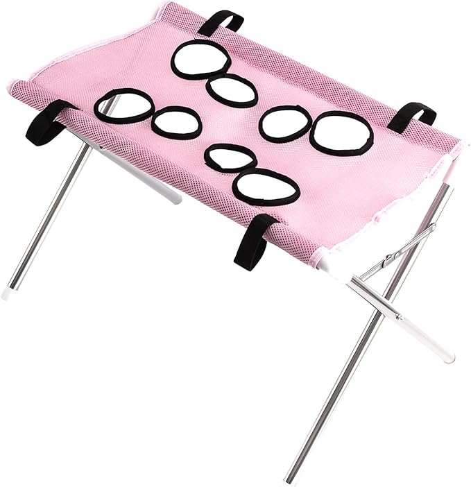 Dog Hammock for Nail Trim | 8-Hole Design Cat Grooming Harness,Kitten Grooming Hanger | for Cats Dogs Kittens Puppies Small Medium Large Breed Indoor Home Hair Cutting Ear Cleaning Teeth Brushing
