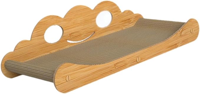 Corrugated Cardboard Cat Scratcher Couch Bed Cat Scratch Pad Luxury Pet Cat Lounge, L