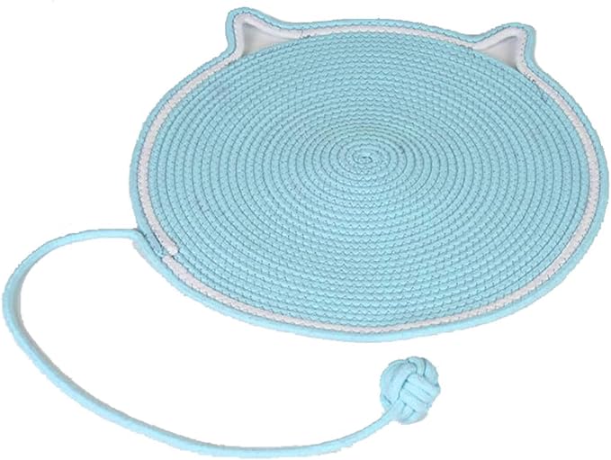 Peiiwdc Cats Interaction Scratcher Board Toy Furniture Protective Pet Rest Bed for, Climbing, Lounging Large Cats Mat