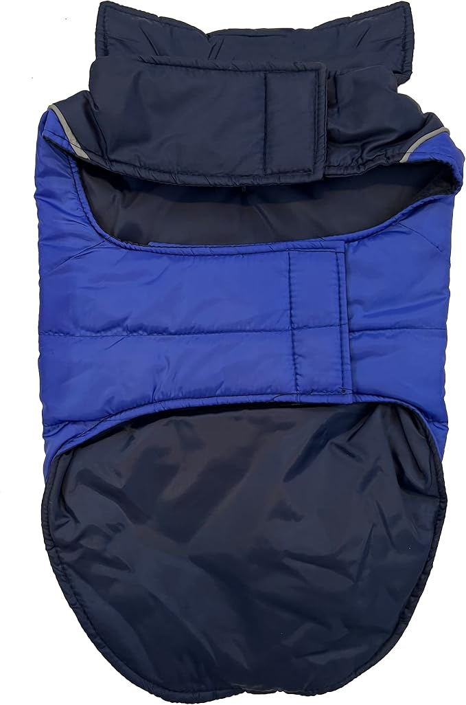Pets First NHL Winnipeg Jets Puffer Vest for Dogs & Cats, Size Large. Warm, Cozy, and Waterproof Dog Coat, for Small and Large Dogs/Cats. Best NHL Licensed PET Warming Sports Jacket