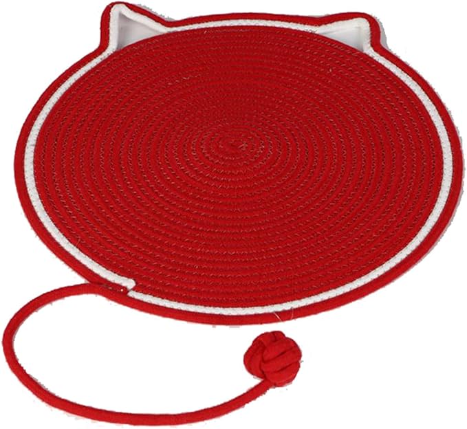 Peiiwdc Cats Interaction Scratcher Board Toy Furniture Protective Pet Rest Bed for, Climbing, Lounging Large Cats Mat