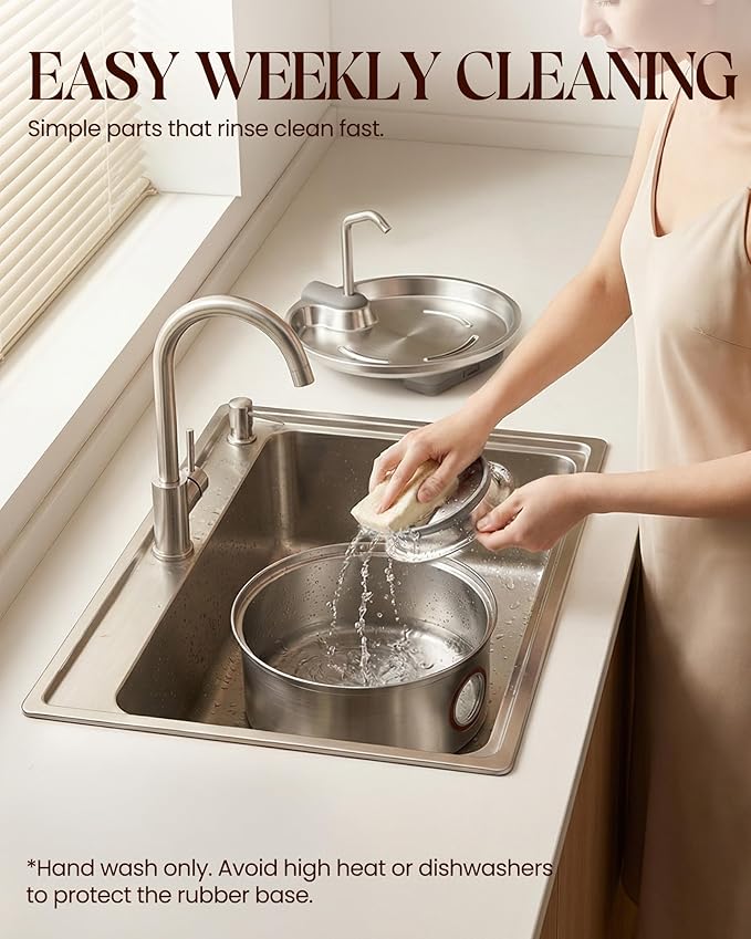 Cat Water Fountain,108oz/3.2L Stainless Steel Cat Fountain and Removable Water Bowl,Pet Fountain with Water Level Window,Quiet Pump,Multi-Filter, Water Tap, Provides Flowing,for Dog Cats