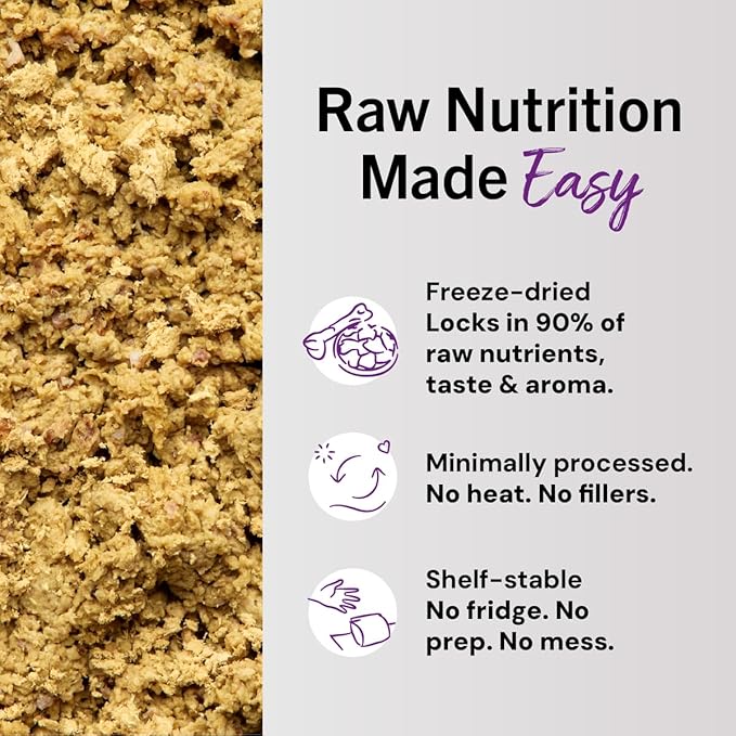 Stella & Chewy's Freeze-Dried Raw Cat Dinner Morsels - Premium Duck & Goose Recipe with 98% Cage-Free Poultry & Organs - Natural Grain-Free Cat & Kitten Food - Made in USA - 8 oz