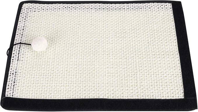 HAOZAIKEJI 2PCS Cat Scratching Pad Natural Sisal Cat Scratcher Mat Kitty Scratcher Furniture Couch Corner Protector Easy Installation Scratch Pad for Sofa Couch Chair Bed