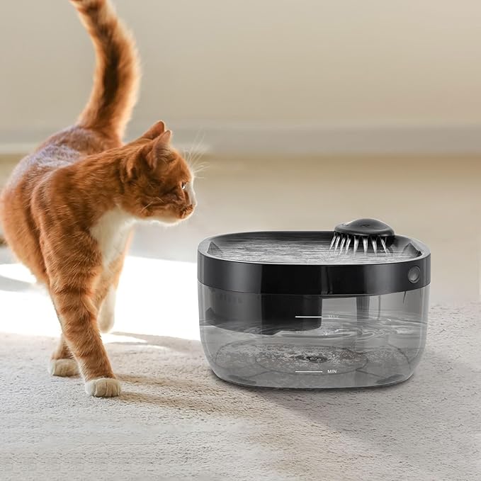 Cat Water Dispenser, ABS Cat Water Dispenser, 7L/1.85Gal Automatic Pet Water Dispenser 1000mAh Battery Powered Water Dispenser for Cats and Dogs Indoor Watering