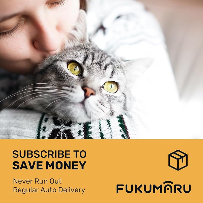 FUKUMARU Tofu Cat Litter - Natural Lightweight Bean Dregs & Corn Starch Cat Litter Pellets, Dust Free Quick Clumping, Effective Odor Control, Flushable, Low Tracking, 32lb (8lb x 4 Bags)