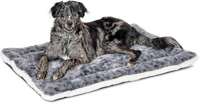 MidWest Homes for Pets Reversible Pet Bed; Machine Washable; Great for Giant Dog Breeds; Spotted Gray; 54"; 40254-FVGYS