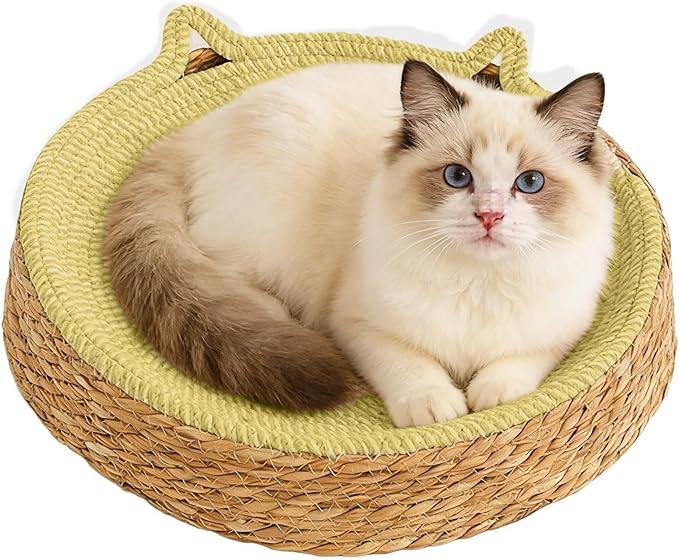 Breathable Cotton Rope Woven Durable Interactive ClawCare FurnitureProtecto Antislip Lightweight Activity Exercise Enrichment Play Kitten Grooming Protection Home Living