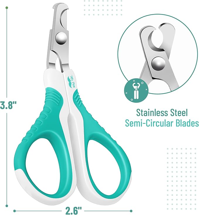 Mr. Pen- Cat Nail Clipper, Stainless Steel, Professional Sharp Cat Claw Trimmer for Small and Medium Cats, Pet Nail Clipper with Sturdy Non Slip Handle