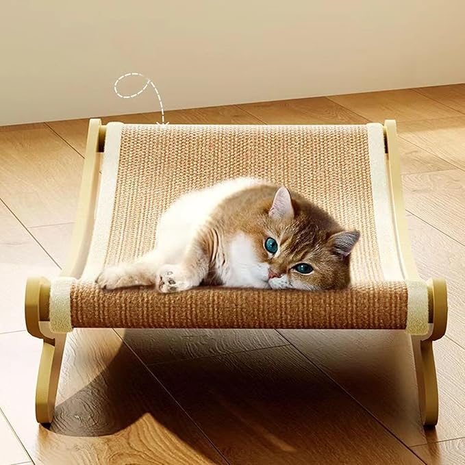 Cat Scratching Bed Pad, Sisal Scratch Board, 700g for Indoor Cats Furniture Protector Mat Reversible Anti Scratch for Floor Couch Wall Carpet Door Kitten Play Enrichment