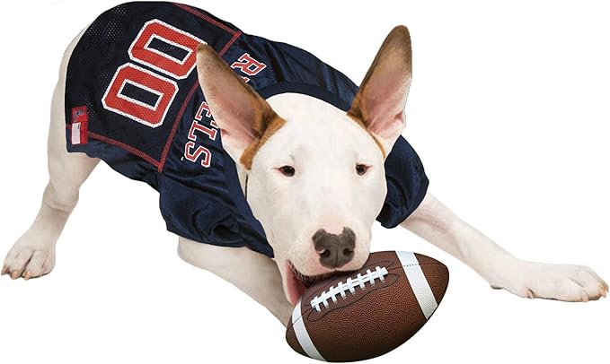 Pets First NCAA College Mississippi Ole Miss Rebels Mesh Jersey for Dogs & Cats, XX-Large. Licensed Dog Jersey with Your Favorite Football/Basketball College Team