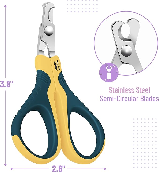 Mr. Pen- Cat Nail Clipper, Stainless Steel, Professional Sharp Cat Claw Trimmer for Small and Medium Cats, Pet Nail Clipper with Sturdy Non Slip Handle