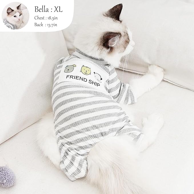 Dogs PJS Clothes for Small Dogs Girl Puppy Pajamas Long Sleeved Onesies Warm Coats Jumpers Outfits