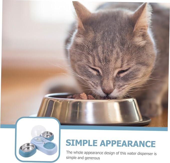 Abaodam Automatic PET Water Dispenser Large Capacity Cat and Dog Water Feeder Gravity-Powered Watering Device for Home Use