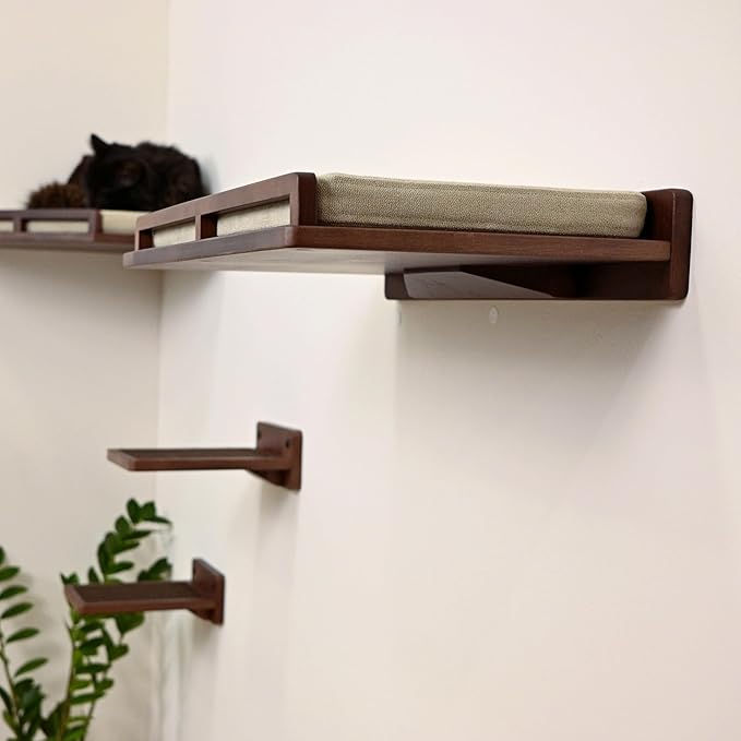 Cat Wall Bed + Steps, Cat Bed, Cat platform, Cat Wall Shelf, Cat Wall Furniture, Cat Wall Bed Cat Wall Steps Gift Cat Furniture, Cat Shelves
