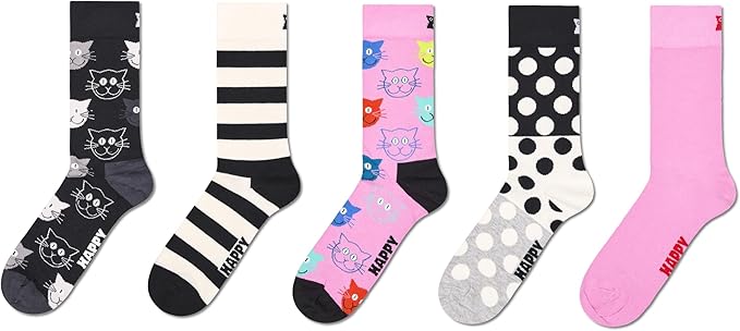 Happy Socks 5-Pack Pattern Socks