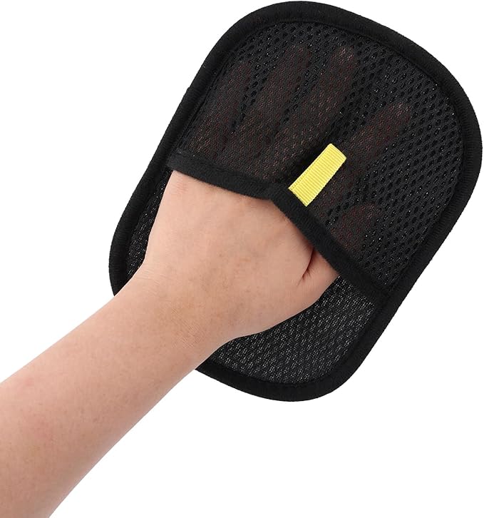 Tinoaly Pet Hair Removal Glove, Electrostatic Cat and Dog Hair Remover Tool Washable & Reusable Pet Grooming Mitt for Furniture Carpet Clothes Dog Cat Fur Cleaning