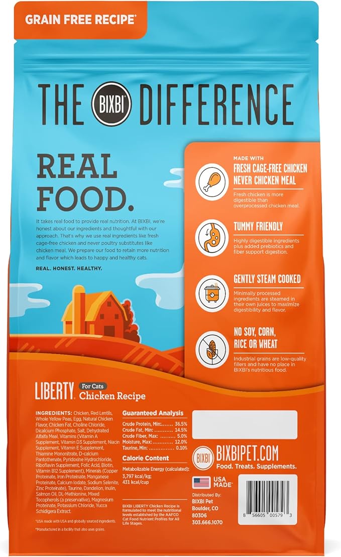 Liberty Dry Food Chicken Recipe for Cats, 10lb