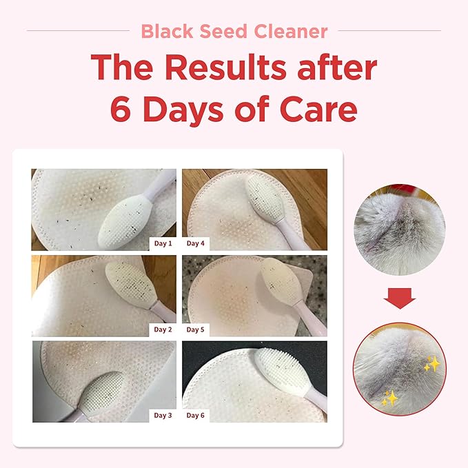 JAYU PET Black Seed Cleaner - Cat Chin Acne Treatment, Non-Toxic Hypoallergenic Cleanser, Cat Acne Chin Treatment, Remove Cat Chin Blackheads, Improves Skin Health 4.3 fl.oz (125ml)
