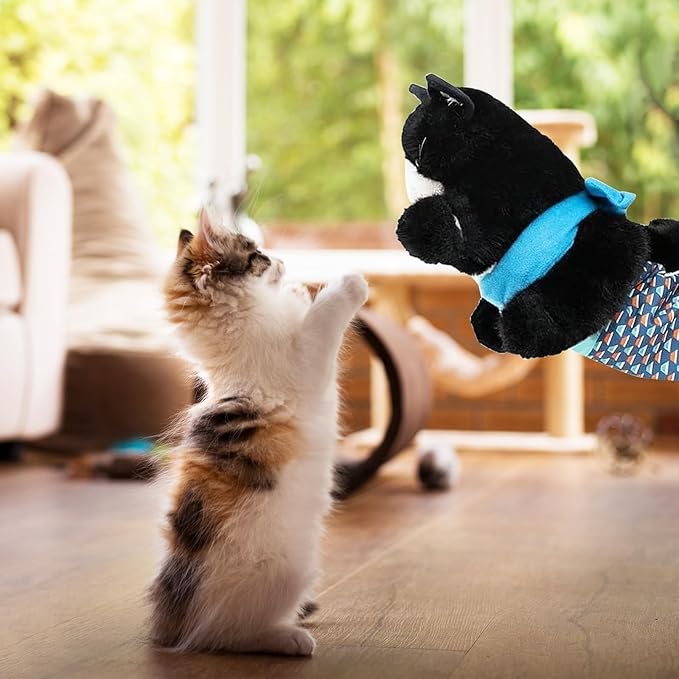 Cat Wrestling Glove Toy - Padded Interactive Play Glove for Cats, Durable Bite Resistant Hand Toy for Feline Fun, Gift for Cat Parents