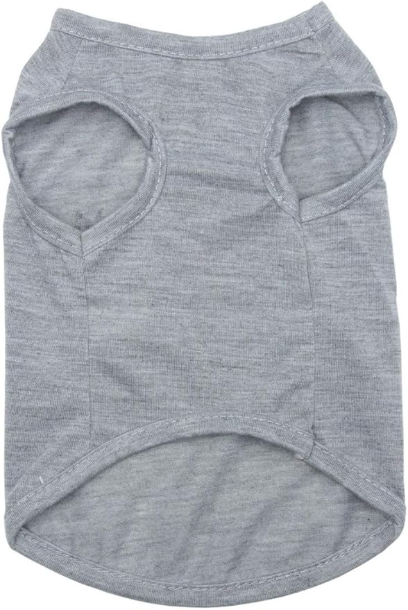 Oasis Plus Mommy's Boy Gray Pet T-Shirt Vest Outfits Clothes for Female Male Dog Cat Rabbit