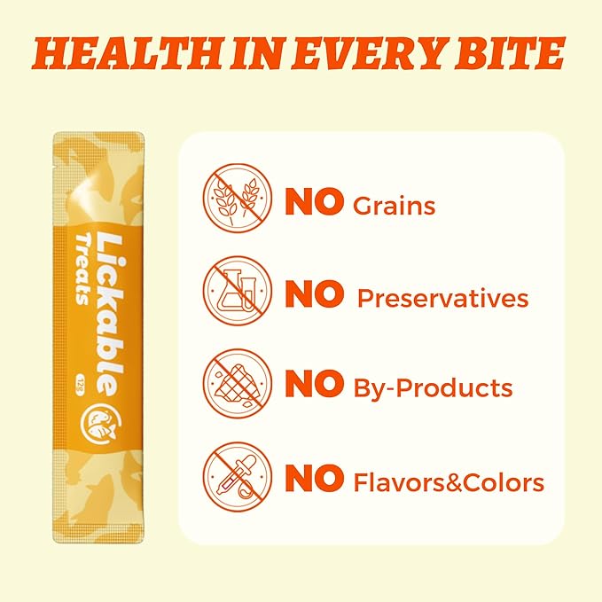 Wellix Lickable Cat Treat for Indoor Cats - Salmon Oil & Chicken Flavor Kitten Snacks for Training - Squeezable Cat Treats for Healthy Skin & Coat - 24 Tube Treats for Cats