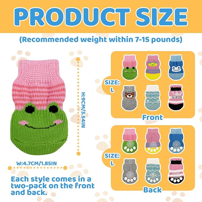 24 Pcs Cat Mittens to Prevent Scratching,Breathable Cat Foot Cover,Cats Claw Protector,Non Slip Dog Socks with Nylon Belt for Nail Trimming Bathing