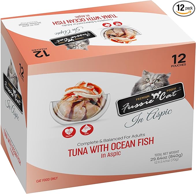 Fussie Cat Premium Tuna w/Ocean Fish in Aspic