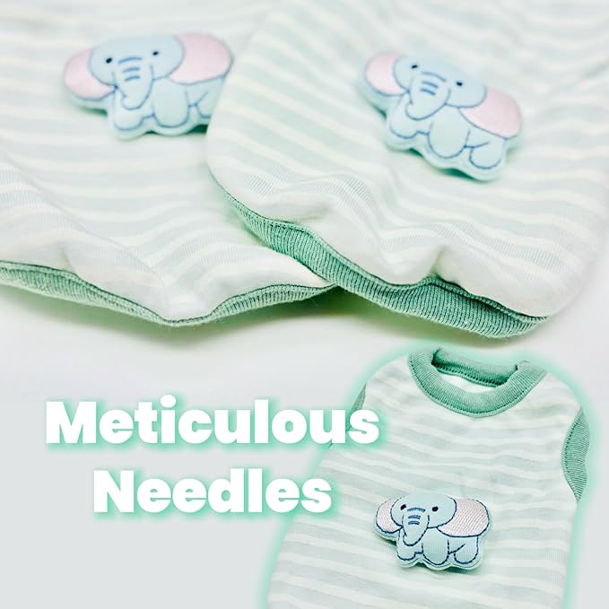 Handmade Tiny Pet Clothes, Baby-Soft Sweater Shirts for Newborn/Teacup Cats & Dogs (e.g., Chihuahuas, Yorkies, Miniature Pinscher), Other Small Animals (Elephant, XXXS)