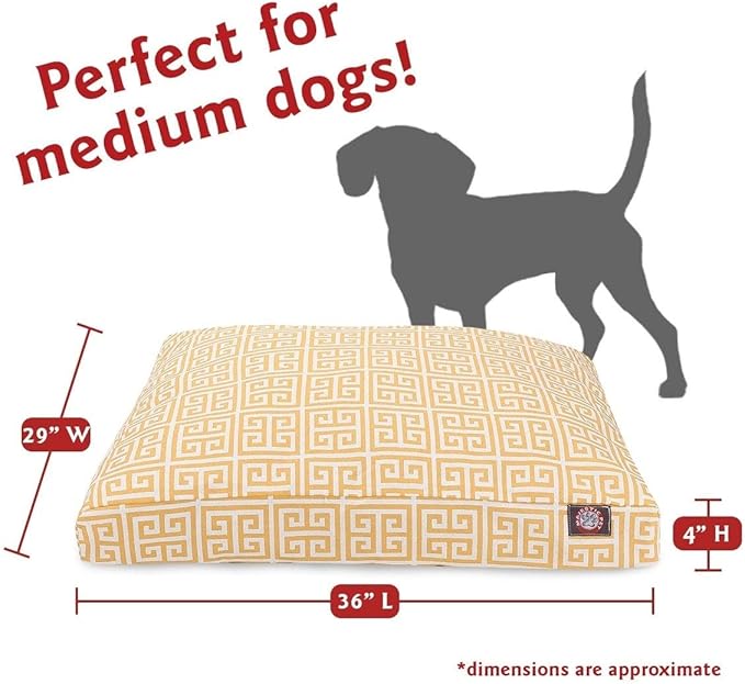 Majestic Pet Towers Rectangle Pet Bed - Pacific - Medium