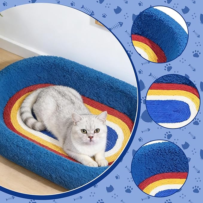 Cat Scratcher Bed Scratching Board Resting Versatile Breathable Soft Lounging Cozy Puppy Furniture Protector Scratching Mat