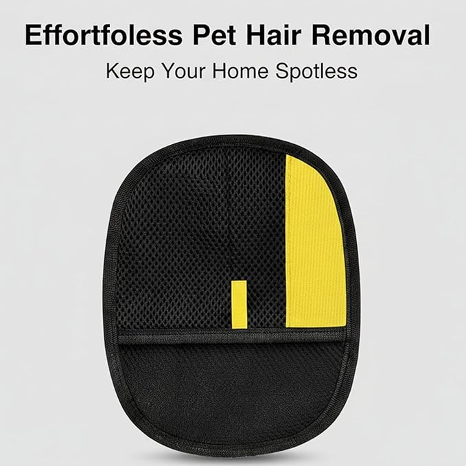 Remover Glove for Laundry & Furniture - Upgraded Reusable Electrostatic Magic Pet Hair Removal Glove, Cat & Dog Hair Remover Tool for Clothing, Couch, Carpet, Car Seat