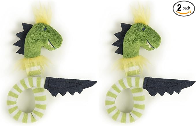 SmartyKat Bendy Buddy Bendable Catnip Cat Toy - Green, One Size (Pack of 2)