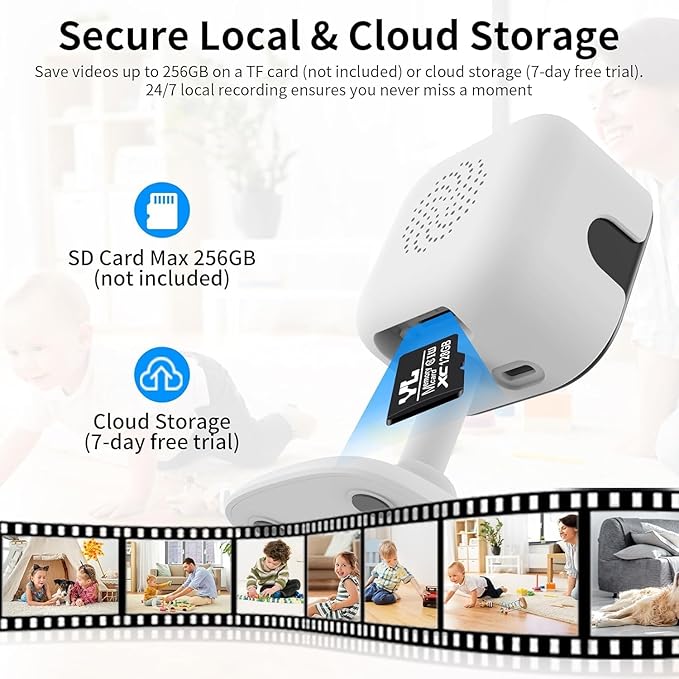 VSTARCAM 5G Indoor Security Camera for Pet Camera, Dual-Band WiFi (2.4GHz/5GHz), 2K UHD Dog Camera w/5× Zoom, Motion Detection, 2-Way Audio, Color Night Vision, Cloud & SD Card Storage