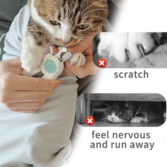 Oncpcare 2PCS Cat Wrap for Cutting Nails, 21x21in Self-Adherent Pet Cat Grooming Wrap for Medicine, Nail Clipping, Teeth Brushing, Ear Cleaning | Anti-Escape Anti-Bite Anti-Scratch (Butterfly)