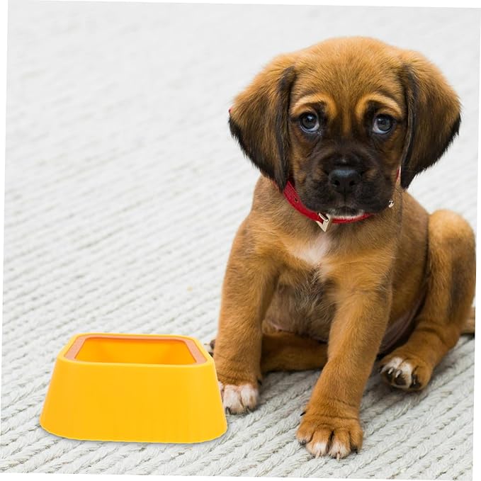 BESPORTBLE Pet Water Bowl with Floating Mechanism Durable Design for Cats and Small Dogs No-Spill Water Feeder Keeps Pets Mouth Dry and Area Clean