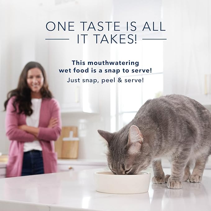 Blue Buffalo Tastefuls Savory Singles Natural Wet Cat Food in Gravy, 2.6-oz. Twin-Pack Trays, Chicken Entreé (24 Count)