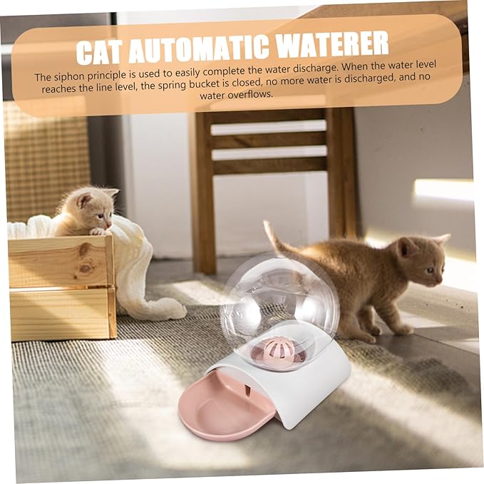 HANABASS Automatic Pet Waterer Dog Cat Water Bowl Dispenser Large Storage Principle Easy to Assemble and