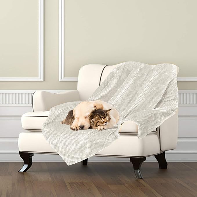Dog Blanket,Soft Fuzzy Blankets for Puppy, Small,Medium,Large,X-Large Premium Fluffy Blankets Plush Fleece Throw Dog Bed, Couch, Sofa, Reversible Travel Warm Covers